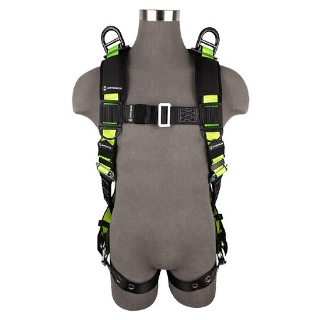 Safewaze PRO Full Body Retrieval Harness: 1D, Shoulder D, MB Chest, TB Legs FS185-R